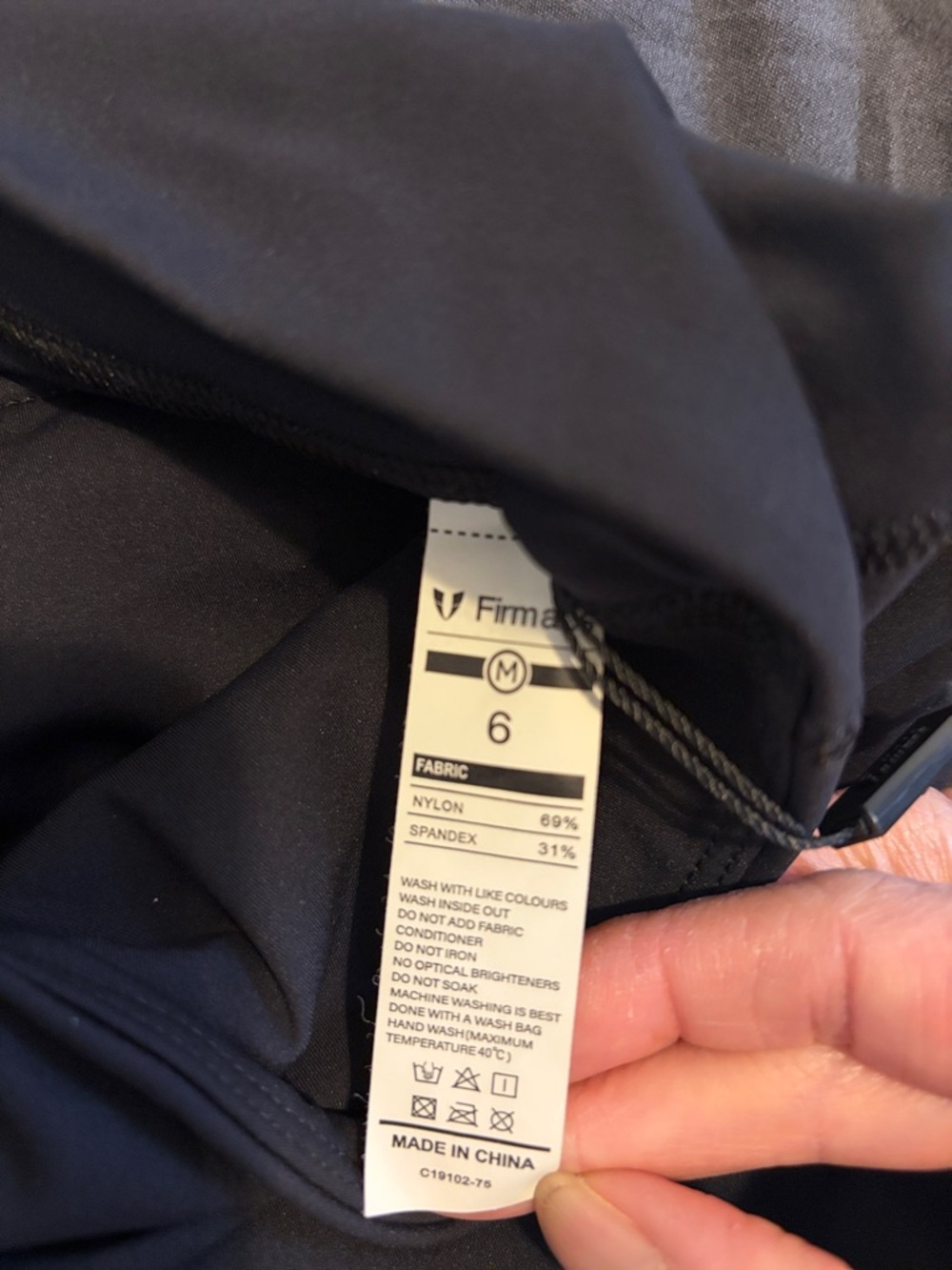 Firm abs Cargo Fitness Leggings Black Size Small - Picture 9 of 9